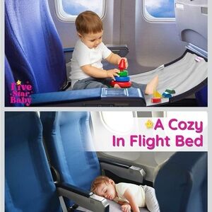 Inflight Baby Travel Bed. Lavender five star baby